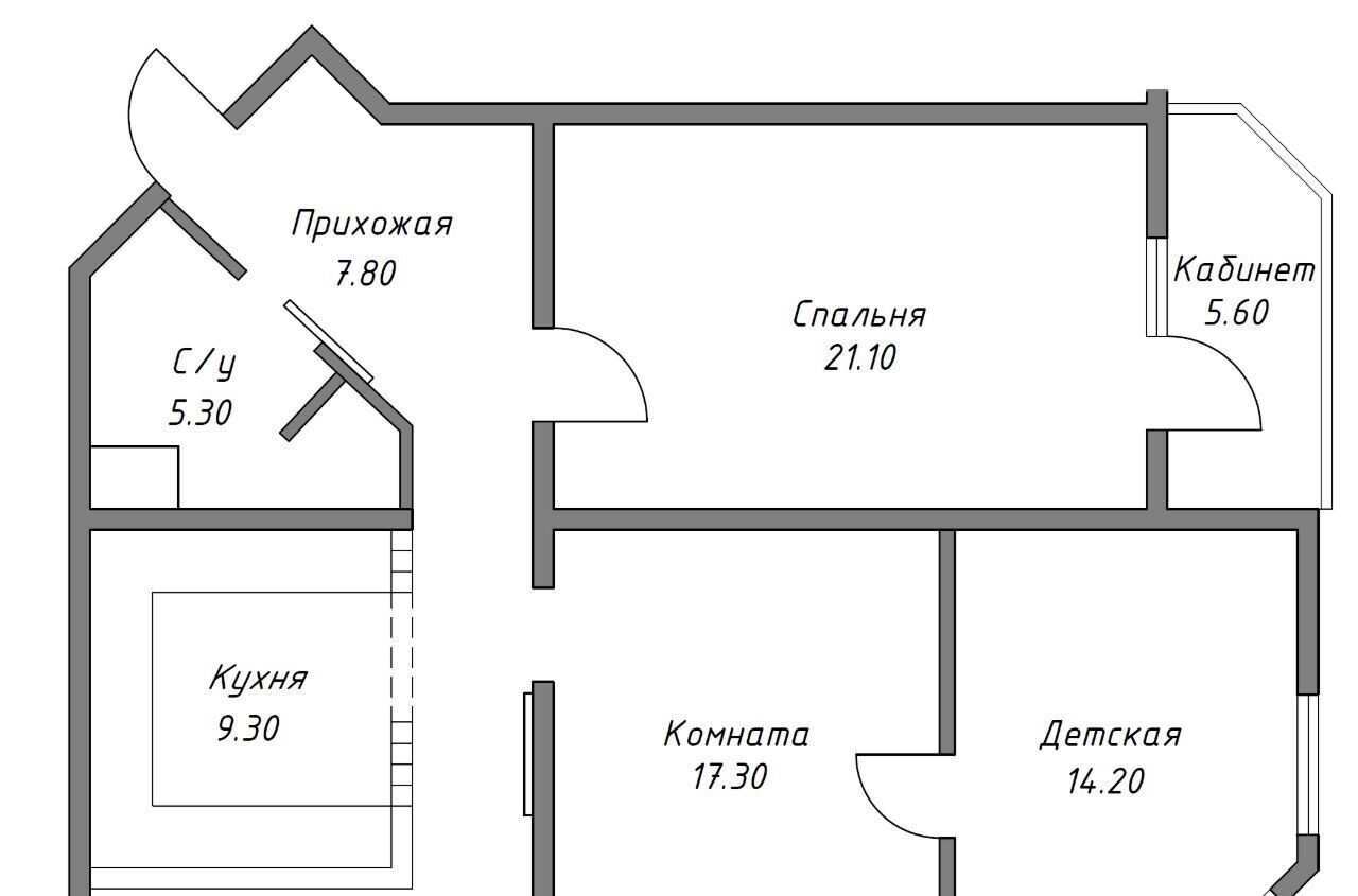 квартира г Сочи р-н Центральный ул Виноградная 2б с Русская Мамайка р-н Центральный внутригородской фото 31