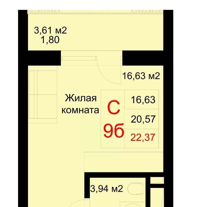 квартира г Казань ул Рауиса Гареева 78б Проспект Победы фото 1