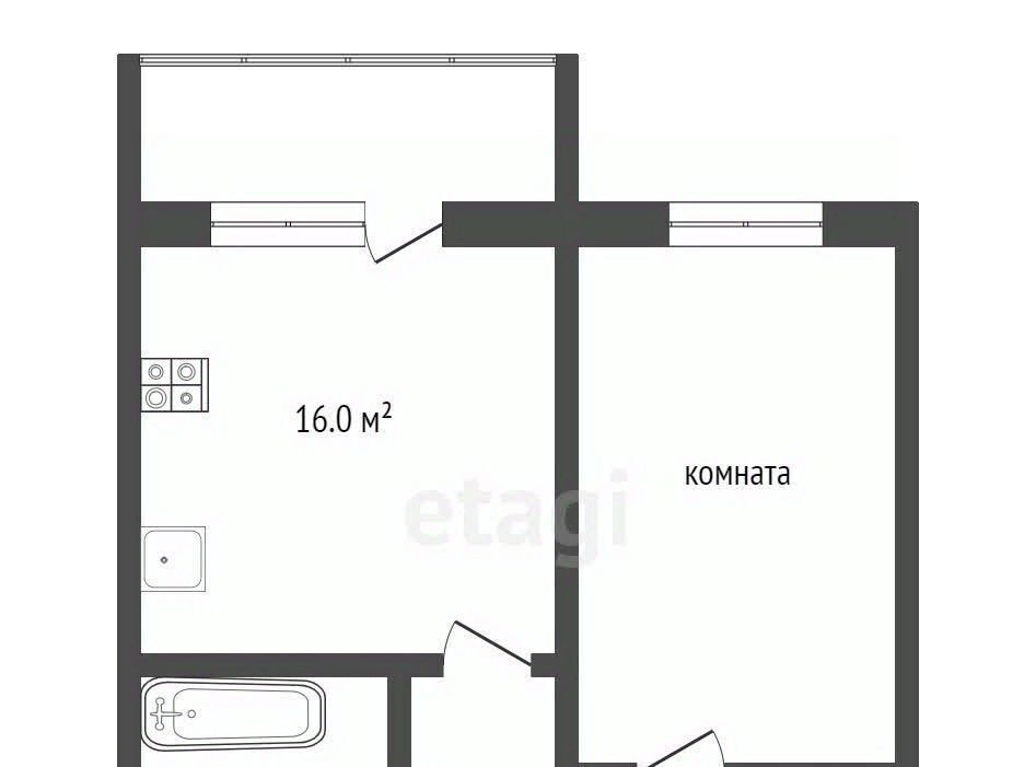 квартира г Оренбург р-н Дзержинский ул Сергея Лазо 14 фото 2