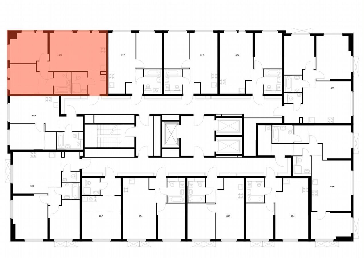квартира г Мытищи ш Ярославское 2/5 фото 2