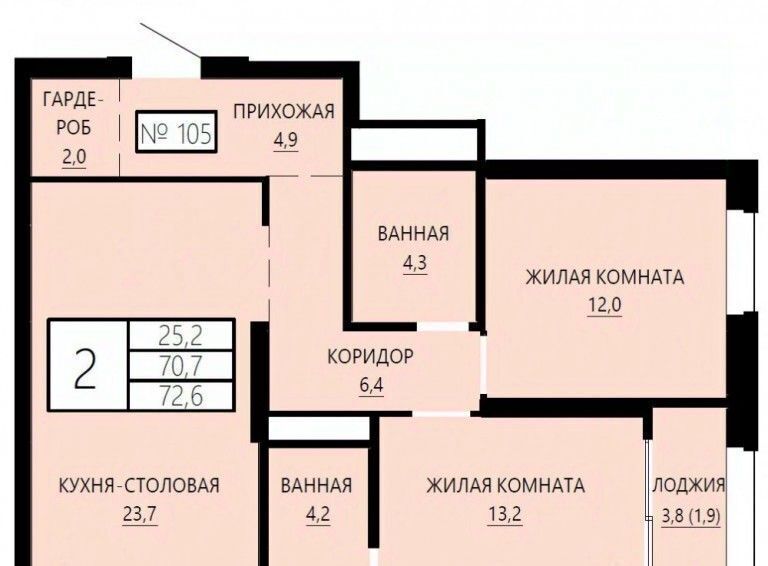 квартира г Екатеринбург р-н Октябрьский Центральный ЖК FORMA Площадь 1905 года, жилрайон, Форма жилой комплекс фото 1