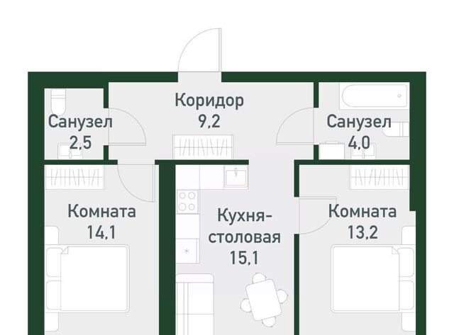 Чкаловская 45-й кв-л, Твоя Привилегия жилой комплекс, Академический мкр фото