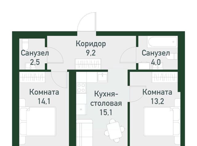 Чкаловская 45-й кв-л, Твоя Привилегия жилой комплекс, Академический мкр фото