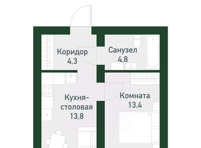Чкаловская 45-й кв-л, Твоя Привилегия жилой комплекс, Академический мкр фото