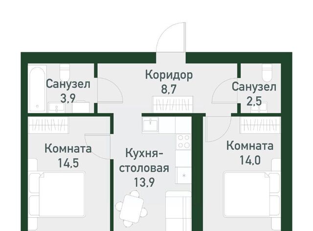 Чкаловская 45-й кв-л, Твоя Привилегия жилой комплекс, Академический мкр фото