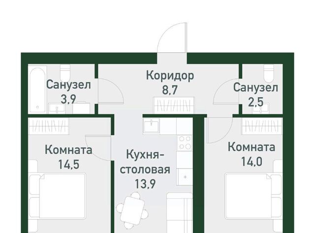Чкаловская 45-й кв-л, Твоя Привилегия жилой комплекс, Академический мкр фото