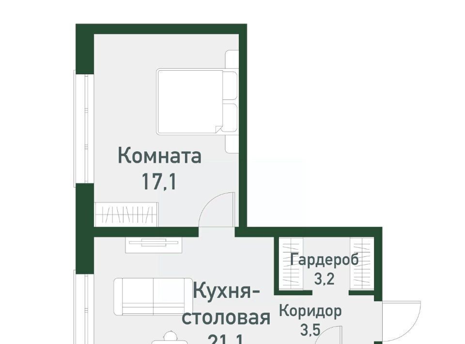квартира г Челябинск Западный Привилегия мкр фото 1