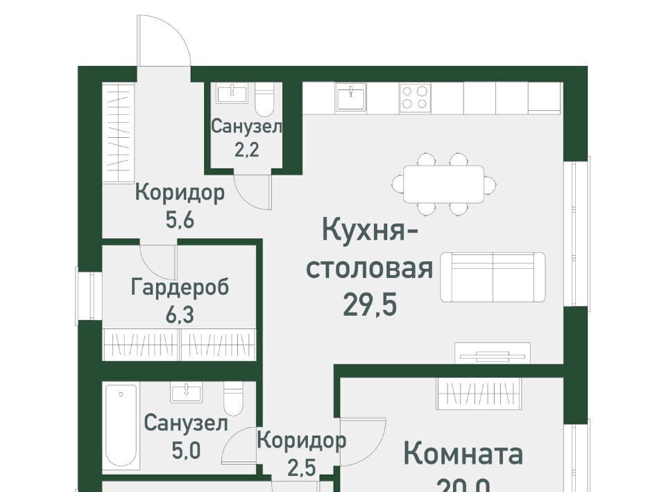 квартира г Челябинск Западный Привилегия мкр фото 1