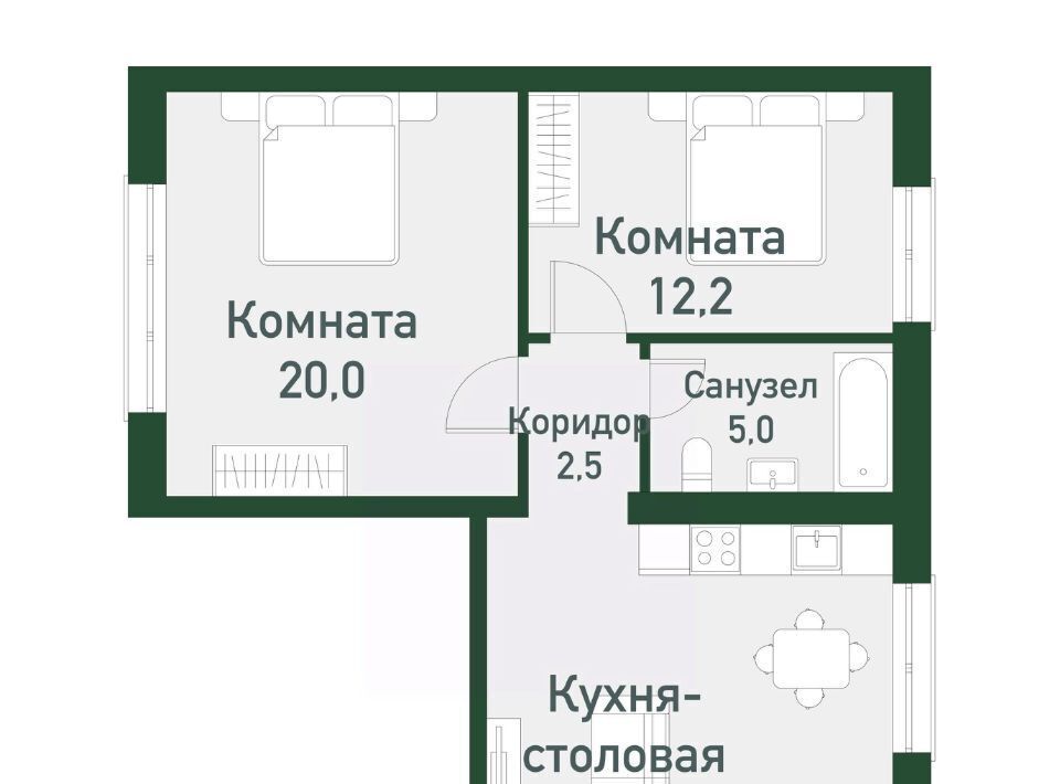 квартира г Челябинск Западный Привилегия мкр фото 1