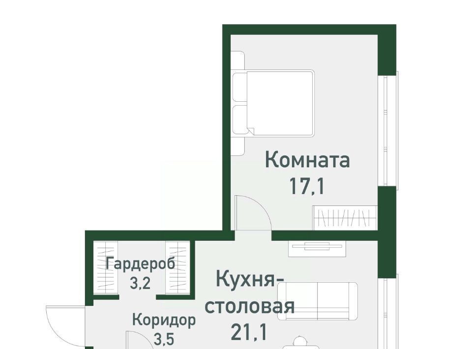 квартира г Челябинск Западный Привилегия мкр фото 1