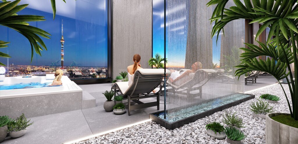 квартира г Москва метро Бутырская СВАО Бутырский Квартал небоскребов Upside Towers фото 25