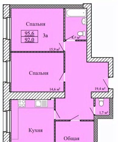 квартира г Тамбов ул имени С.И. Савостьянова 3 фото 1