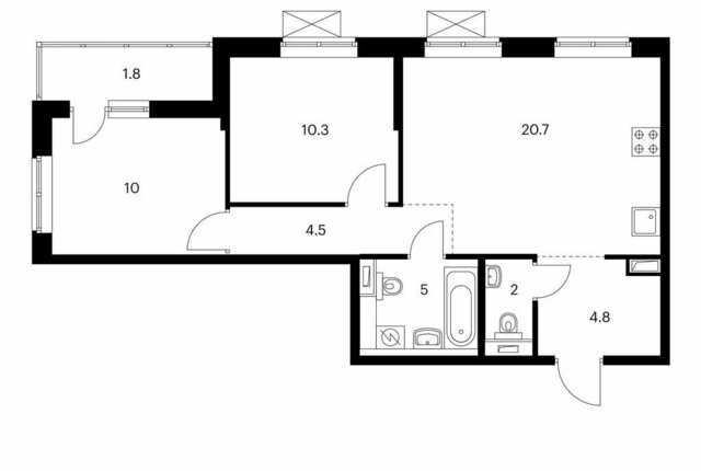 квартира ул имени Владимира Жириновского 7/2 фото