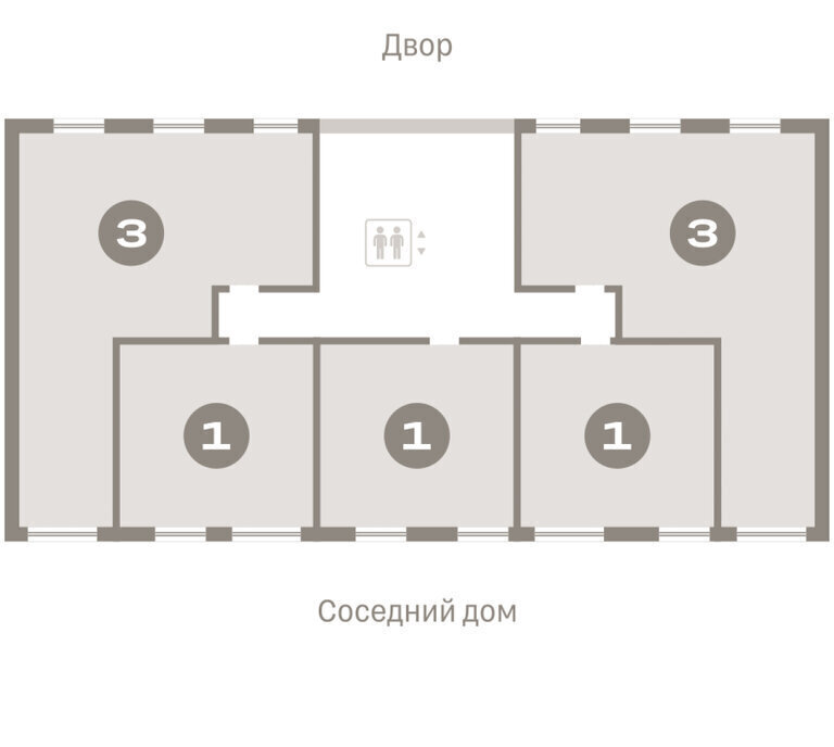 квартира г Тюмень ДОК ЖК «Октябрьский на Туре» фото 3