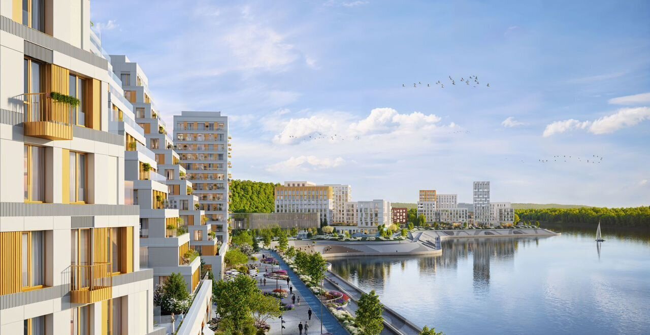 квартира г Нижний Новгород р-н Нижегородский наб Гребного канала 1 ЖК GloraX Premium Гребной канал фото 7