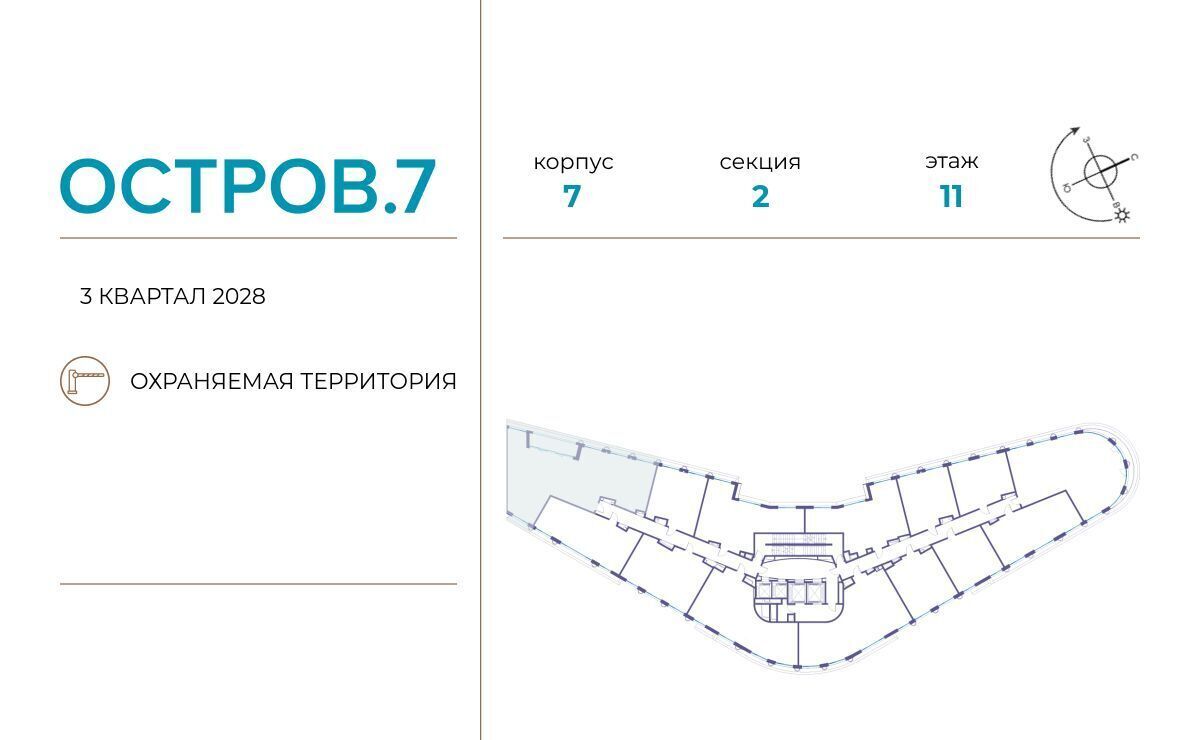 квартира г Москва метро Терехово ЖК «Остров» 7-й кв-л фото 3