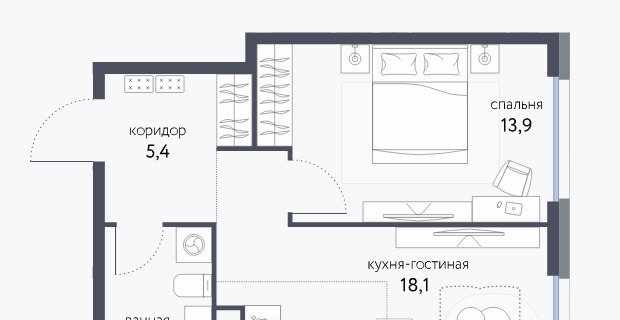 квартира г Москва ул Тагильская 4/4 фото 2