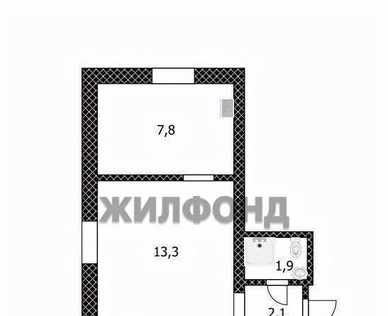 квартира г Барнаул р-н Центральный пер Капитальный 33 фото 7