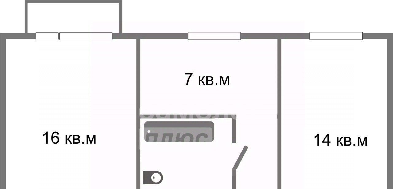 квартира г Челябинск р-н Советский ул Кузнецова 3 фото 2