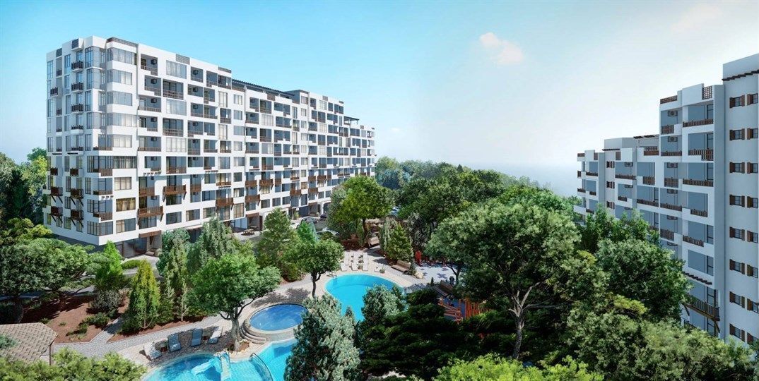 квартира г Алушта п Семидворье пер Пограничный 1 д. 6 фото 1