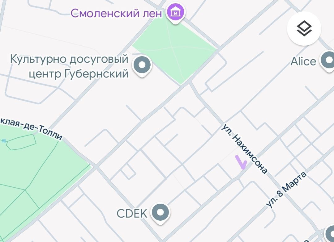 комната г Смоленск р-н Промышленный ул Нахимсона 9 фото 5