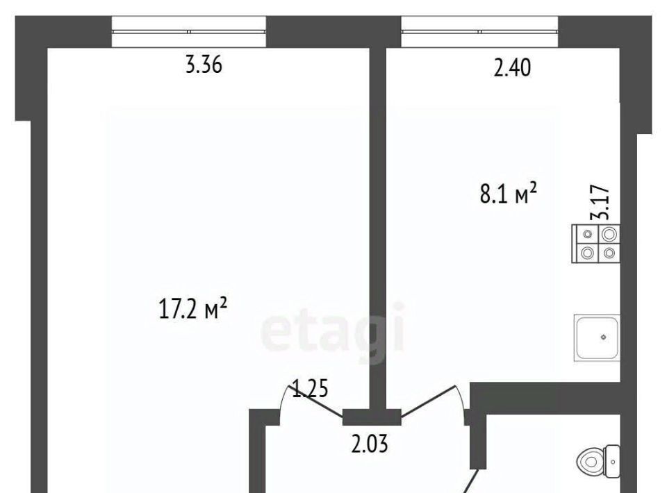 квартира г Тольятти р-н Автозаводский б-р Гая 17 12-й кв-л фото 2