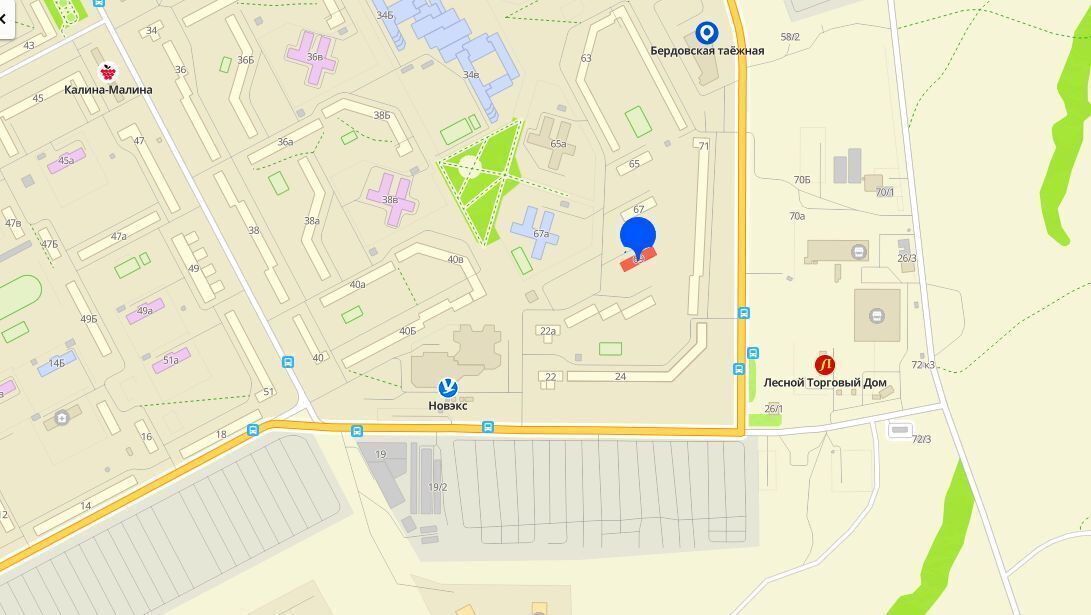 квартира г Кемерово р-н Ленинский пр-кт Комсомольский 69 фото 33