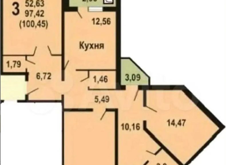квартира г Чехов мкр Губернский ул Земская 8 фото 22