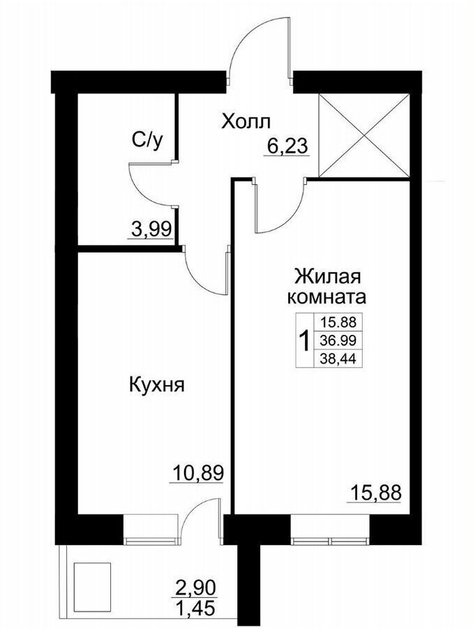 квартира г Белебей 29-й мкр ул Революционеров 1 этап фото 2
