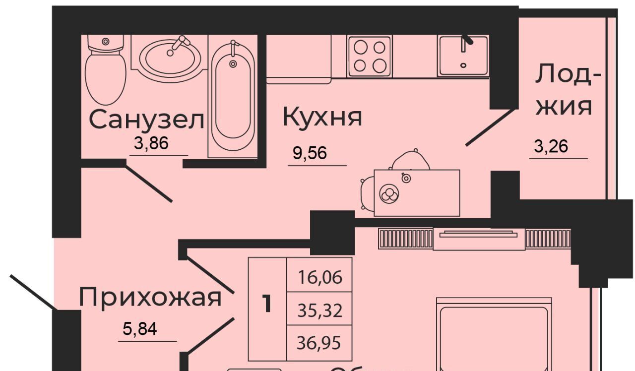 квартира г Батайск ул 1-й Пятилетки 2 фото 1