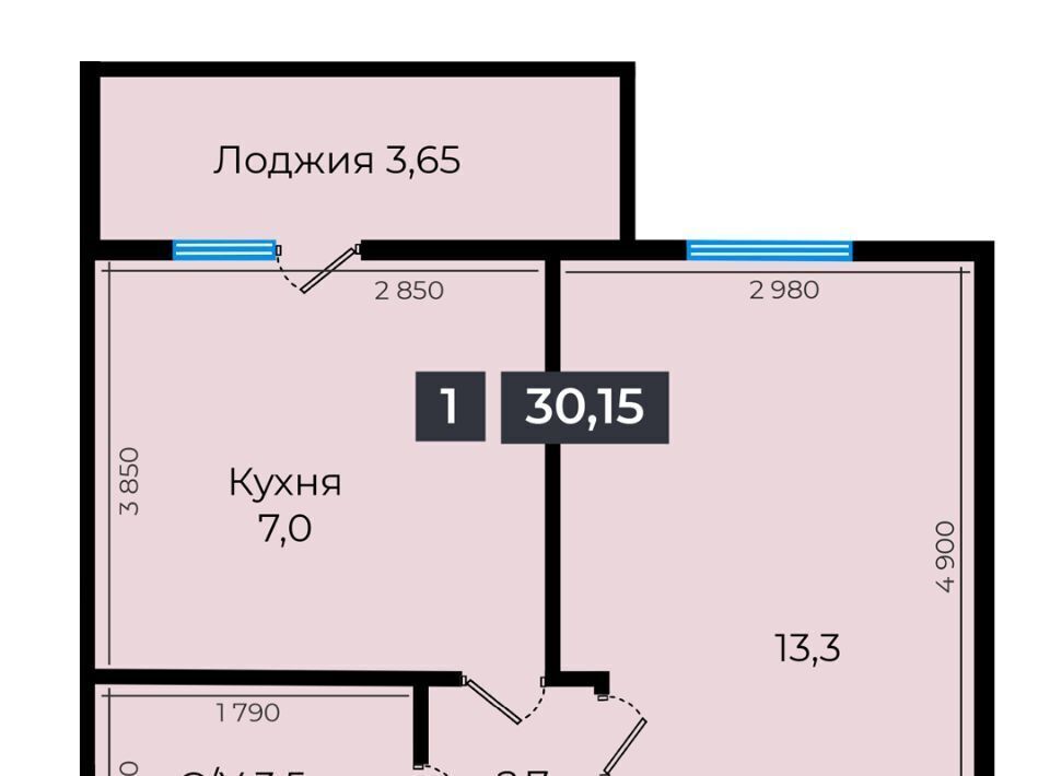квартира г Ставрополь р-н Промышленный ул Южный обход 53в фото 1