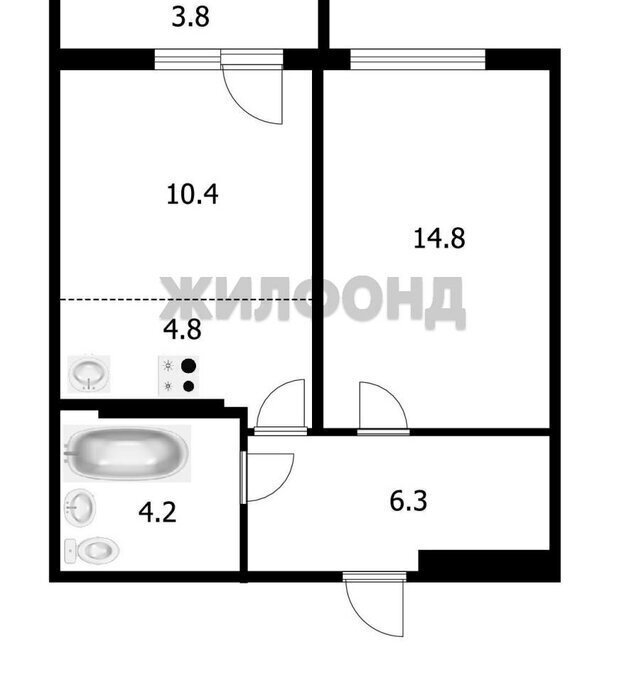 квартира г Обь ул Октябрьская 5 Площадь Маркса фото 1