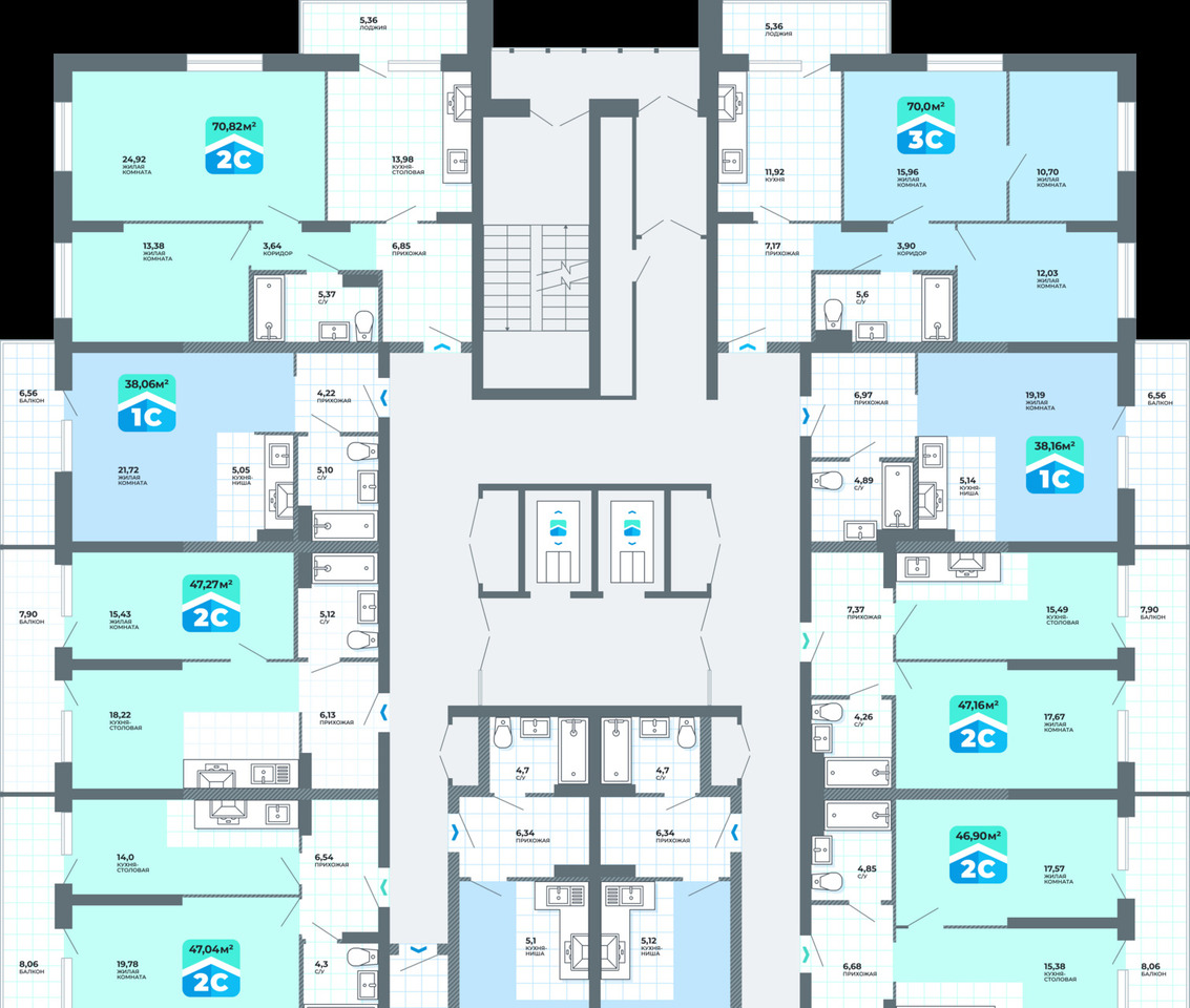квартира г Бийск Зеленый клин ул Советская 211 фото 2