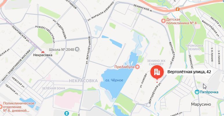 квартира г Люберцы мкр-н Зенино ЖК Самолёт, Вертолётная ул., 42, Некрасовка фото 2