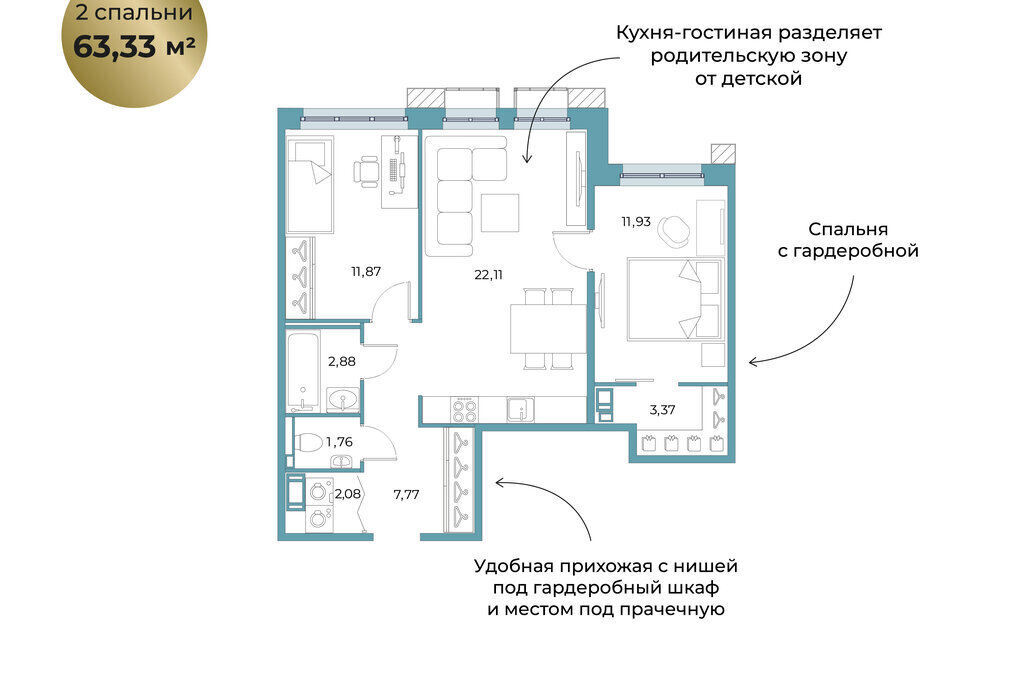 квартира р-н Всеволожский г Всеволожск Улица Дыбенко, промышленный район Коммунально-складская зона фото 1
