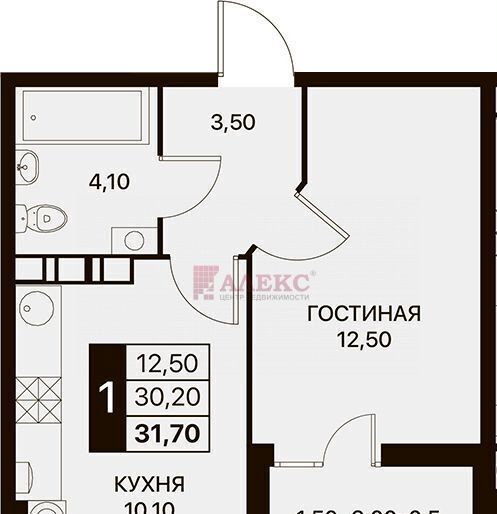 квартира г Ростов-на-Дону р-н Первомайский ул Берберовская 11 умный квартал «Полет» з/у 17, корп. 2 фото 21
