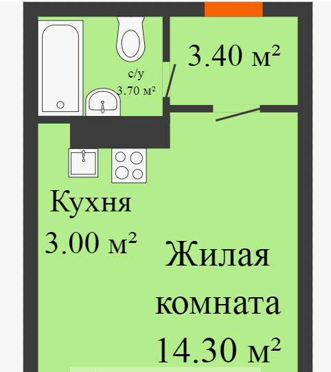 квартира г Краснодар р-н Прикубанский ул им. Н.Э.Гаджимагомедова 8 ул им. Героя Ростовского ЖК «Ракурс» фото 1