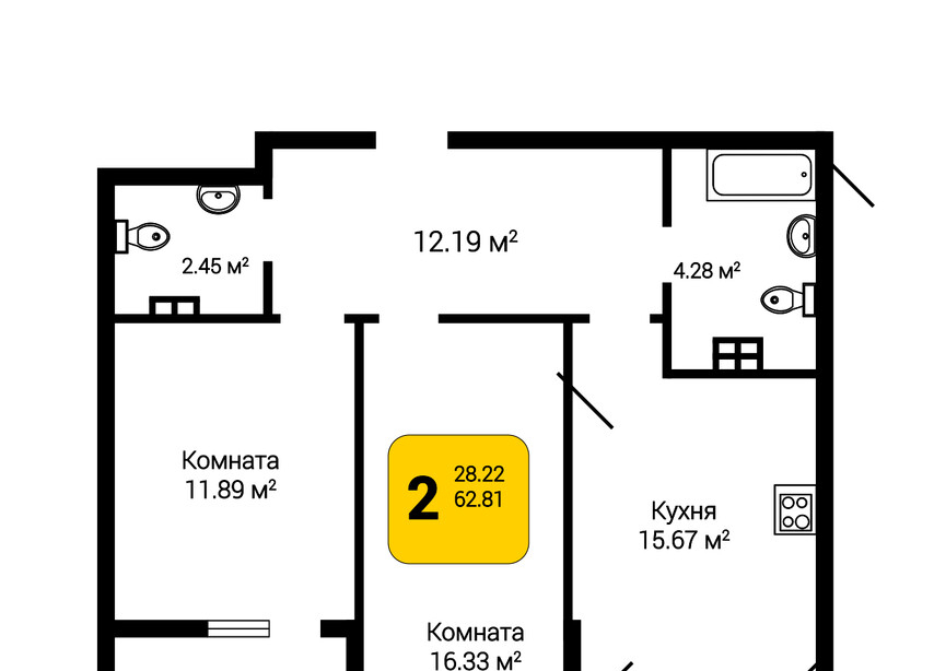 квартира г Воронеж р-н Советский 5-я улица, 116 фото 1