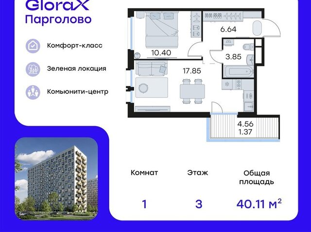 п Парголово метро Проспект Просвещения ЖК Глоракс Парголово фото