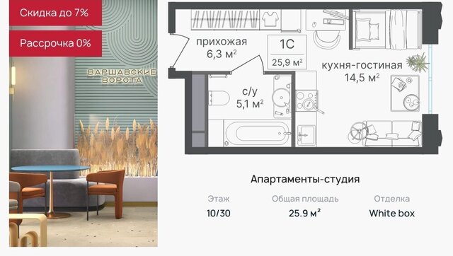 метро Аннино ЖК Варшавские Ворота 2/4 фото