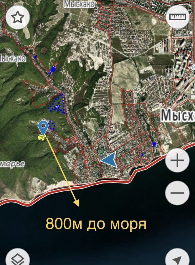 земля г Новороссийск с Мысхако ул 8-я Гвардейская фото 2