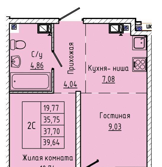 квартира г Ростов-на-Дону р-н Пролетарский ул Текучева 370/3 фото 1