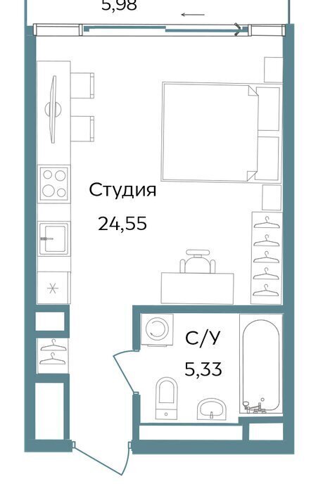 квартира г Саки курортный кластер Темпо фото 1