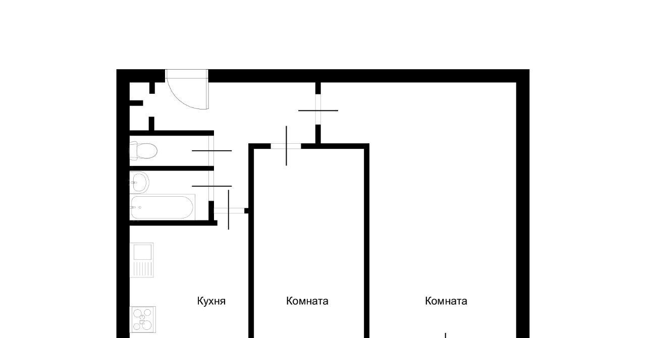 квартира г Старый Оскол микрорайон Жукова 23 фото 2