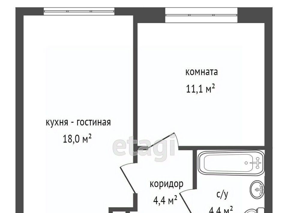 квартира г Екатеринбург Чкаловская ул Краснолесья 10/3 фото 28