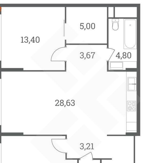 квартира г Москва метро Шелепиха проезд Шмитовский 39/6 фото 3