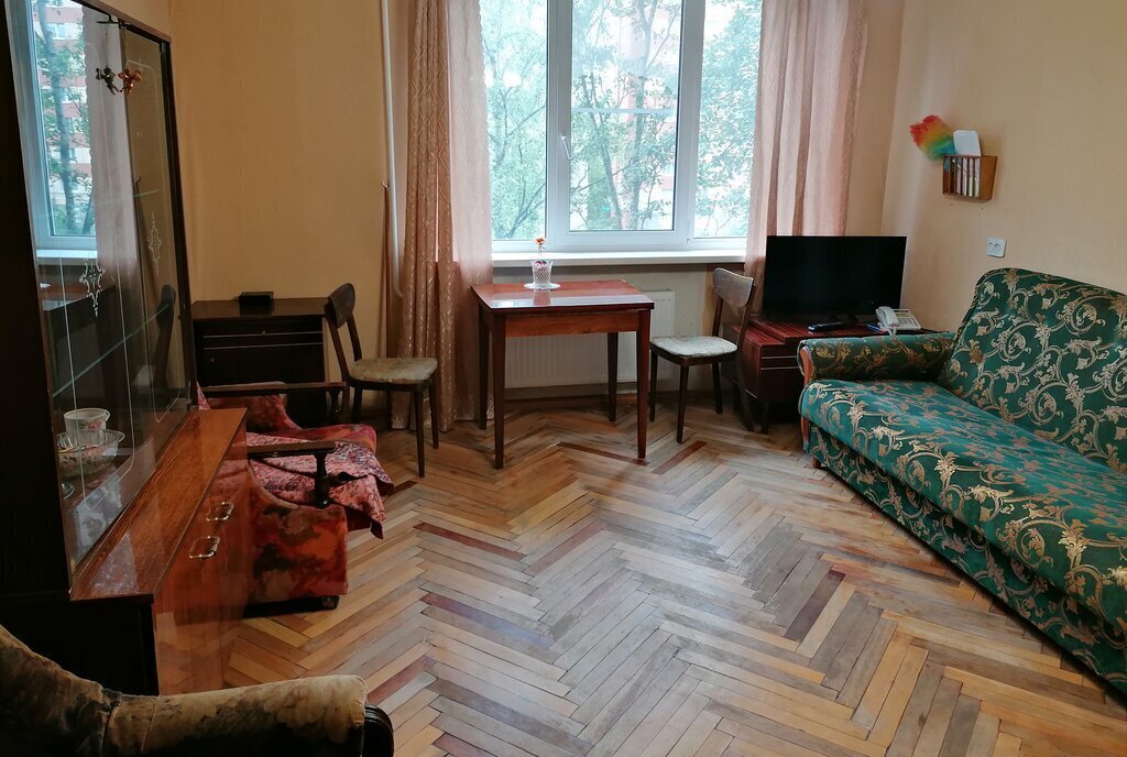 квартира г Санкт-Петербург метро Улица Дыбенко пр-кт Искровский 28д фото 22