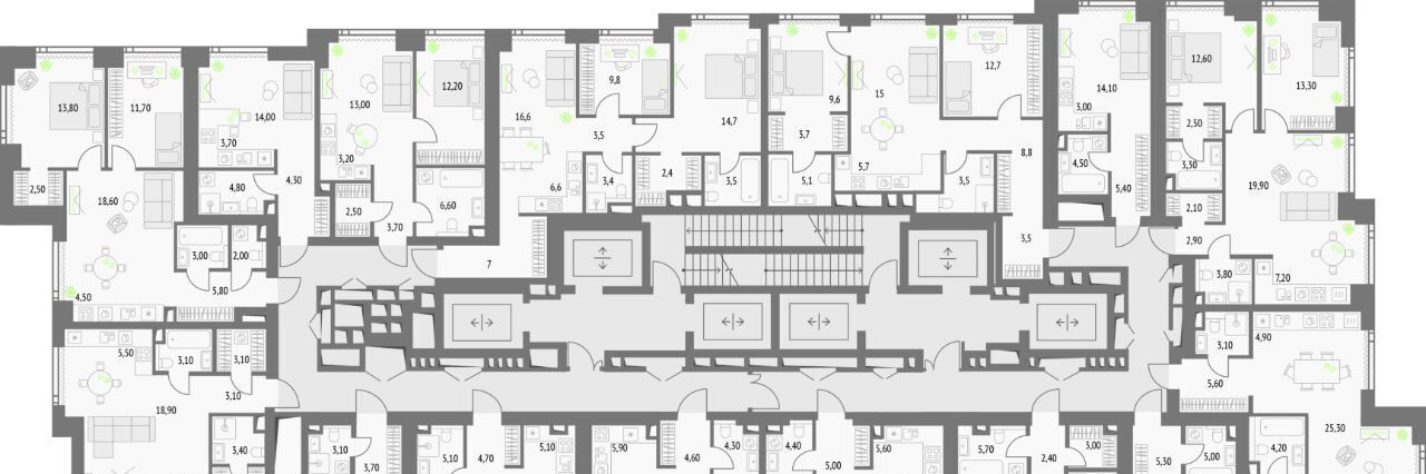 квартира г Москва метро Бутырская проезд Огородный 4с/1 Квартал небоскребов Upside Towers муниципальный округ Бутырский фото 2