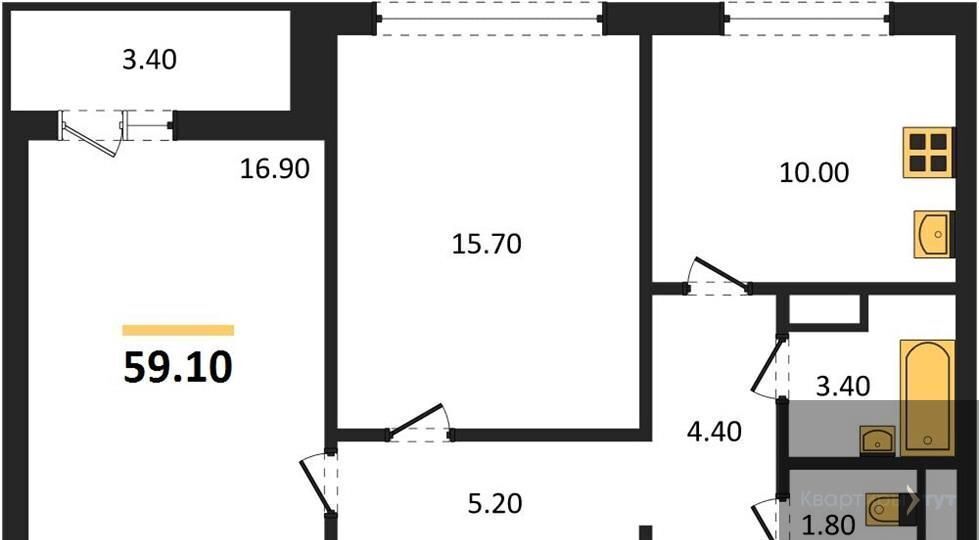 квартира г Воронеж р-н Центральный ул Шишкова 140б фото 1