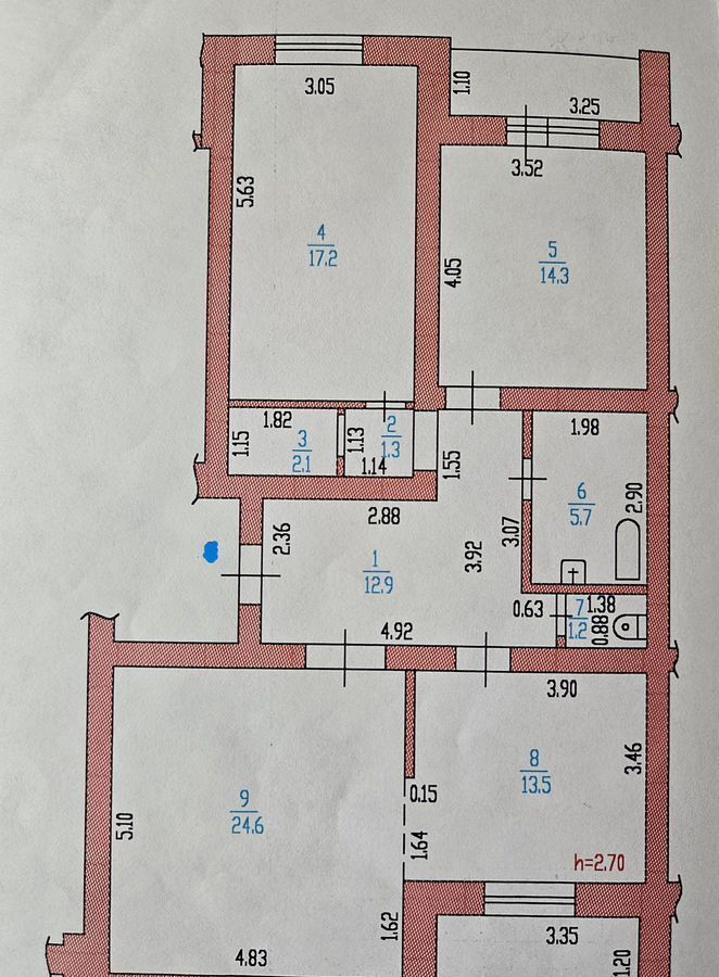 квартира г Барнаул р-н Центральный ул Интернациональная 11 фото 27